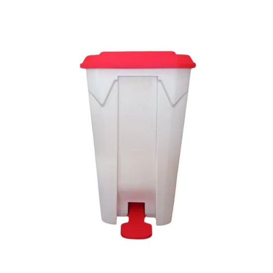 VDM Formula pedálos szemetes fehér/piros 90L