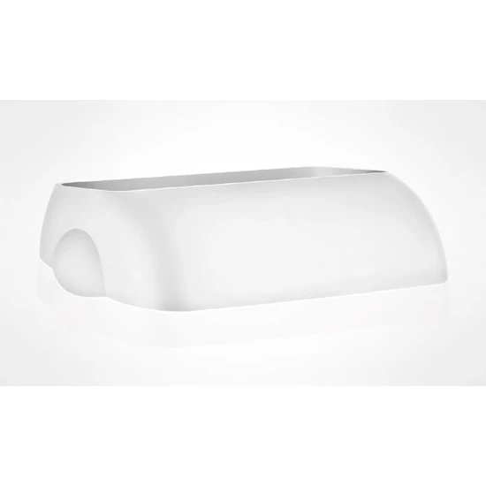 Trend szemeteshez rejtett fedél, fehér soft touch