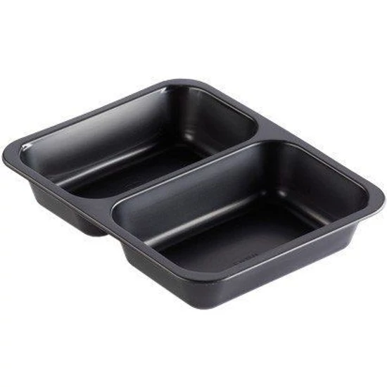 Duniform fóliázható tálka Caterline fekete 2 részes 550/480ml 216db/gyűjtő