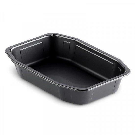 Duniform fóliázható tálka HMR fekete 840ml 328db/gyűjtő
