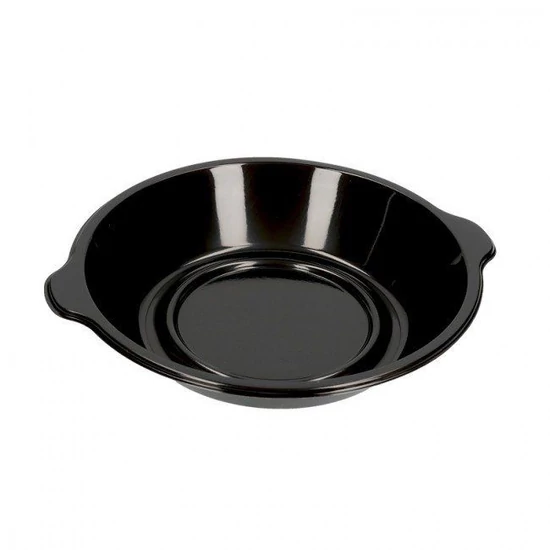 Duniform fóliázható tálka Pearl fekete 990ml 320db/gyűjtő