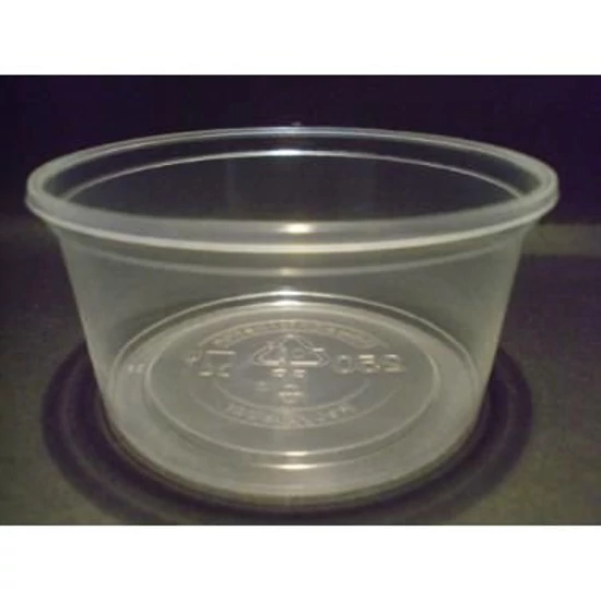 Hagner kerek tálka víztiszta PP D101mm 250ml 1000db/gyűjtő