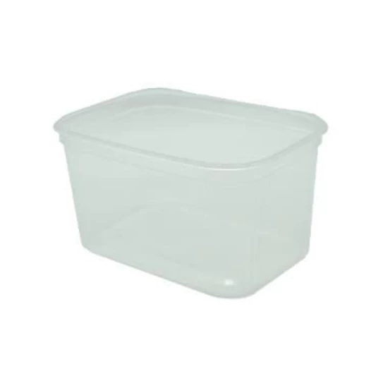 Svéd tálka 750ml PP víztiszta 14x50db/gyűjtő