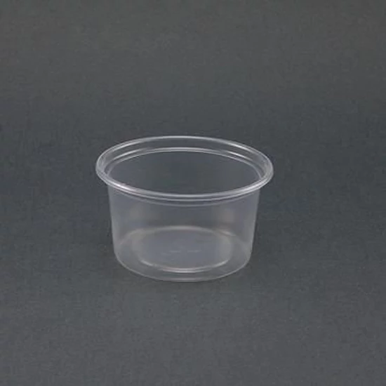 Öntetes alj 80ml PP víztiszta 10x100db/gyűjtő