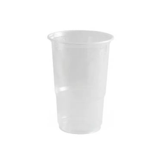 PP sörös pohár víztiszta 500ml SUP logóval D95 800db/gyűjtő