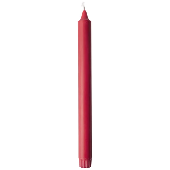 Duni koronagyertya piros 250x22mm 12x4db/gyűjtő