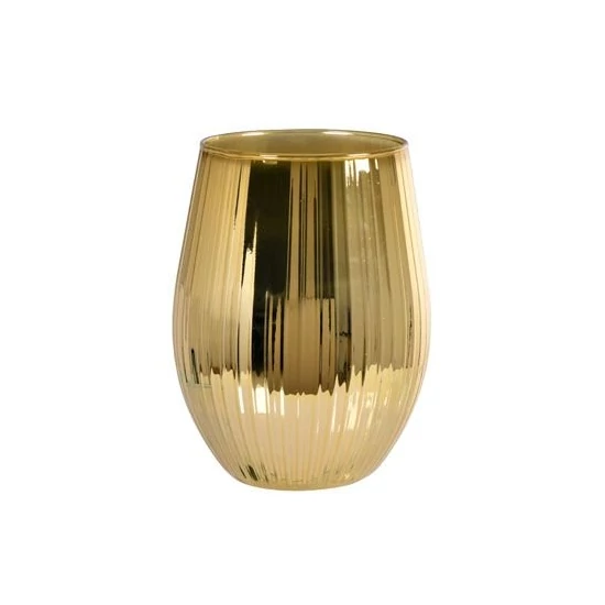 Duni Ritz gyertya üvegben Gold 55h 6db/gyűjtő