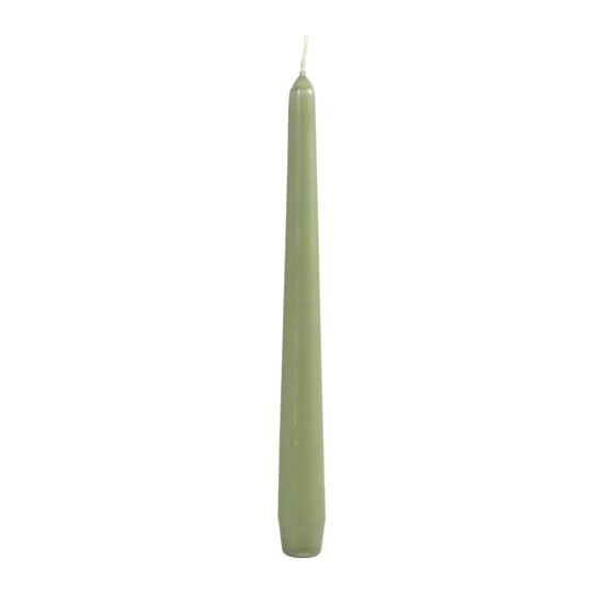 Duni antik gyertya Pistachio Green 250x22mm 2x50db/gyűjtő