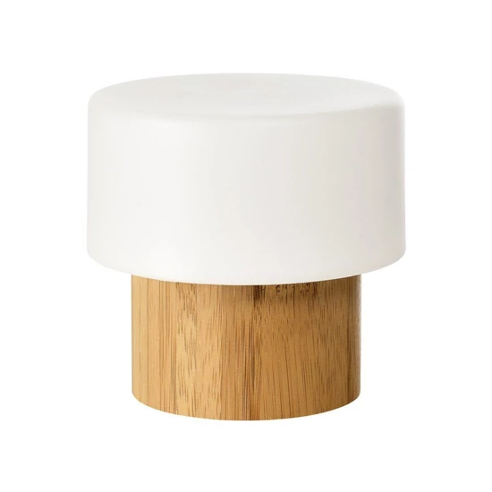 Duni Good Concept Led Sister gyertyatartó bambusz 110x110mm 4db/gyűjtő