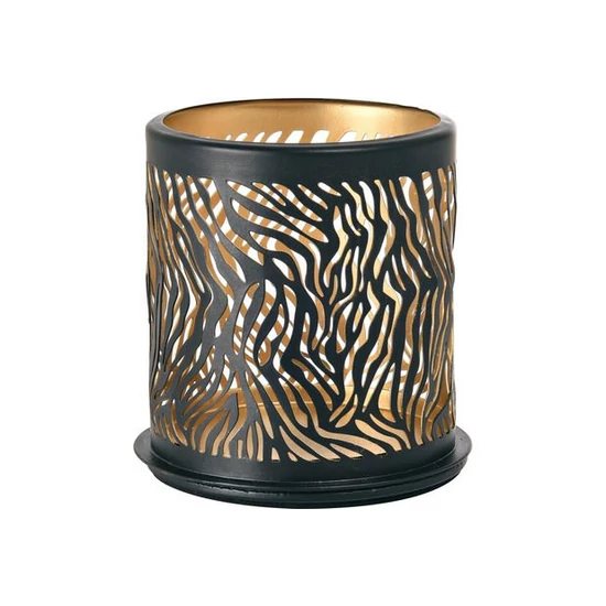 Duni Safari gyertyatartó Zebra 75x75mm 8db/gyűjtő