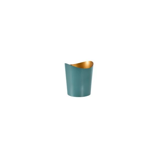 Duni Ripple gyertyatartó Ocean Teal 80x70mm 6db/gyűjtő