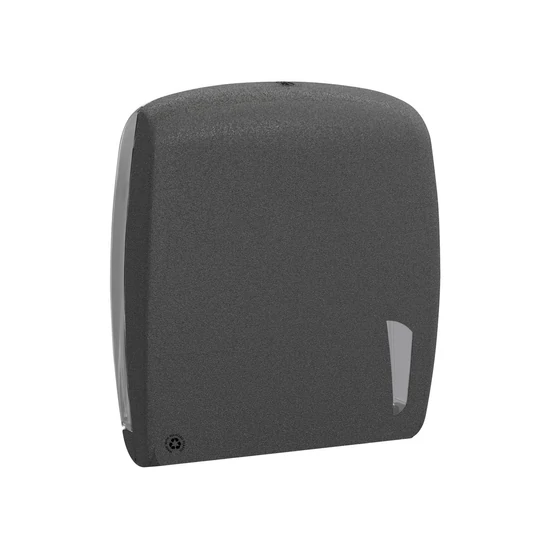 Trend Stone skin Z-C hajtogatott kéztörlő adagoló 450lap újrahasznosított műanyag sötétszürke