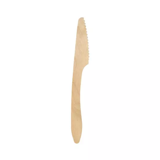 Duni BioPak fa kés Waxed Wood 190mm 10x100db/gyűjtő