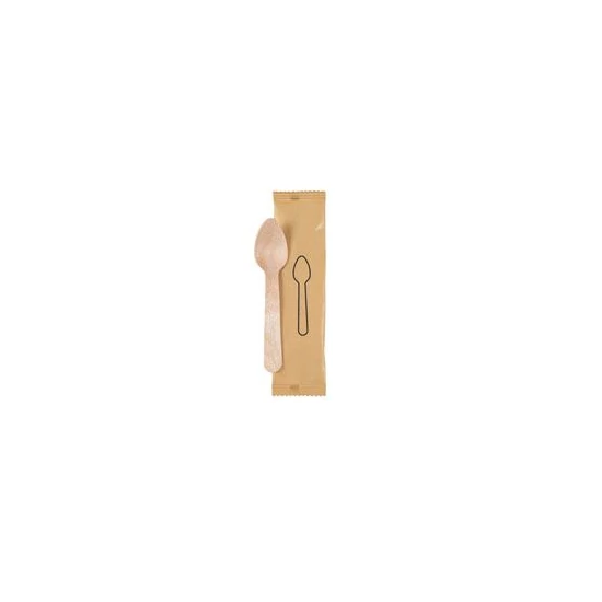 Duni BioPak fa kávéskanál csomag Waxed Wood 110mm 1x250db/gyűjtő