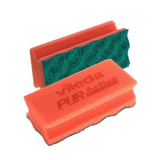 Vileda PUR Active szivacs piros 7x15x4,5cm 10db/csomag