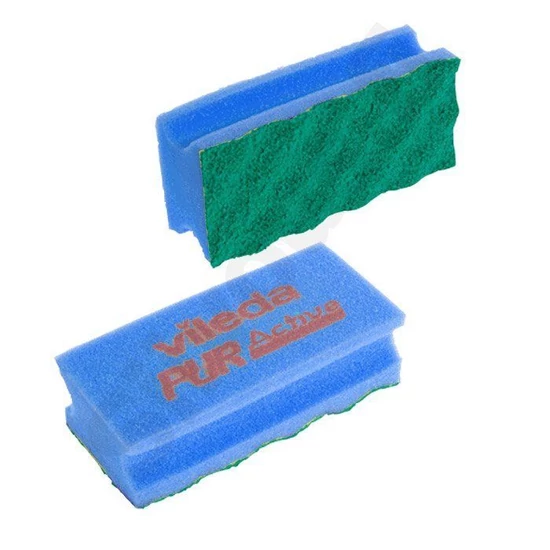 Vileda PUR Active szivacs kék 7x15x4,5cm 10db/csomag