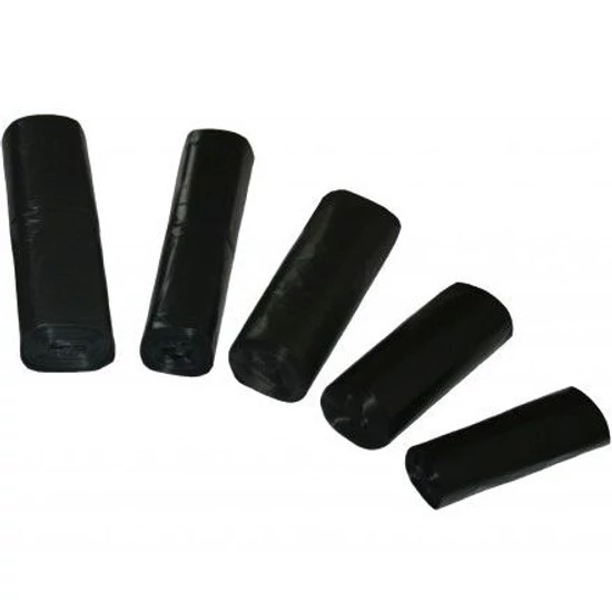 Szemeteszsák 50*50, 25l 20db/tekercs fekete 15my