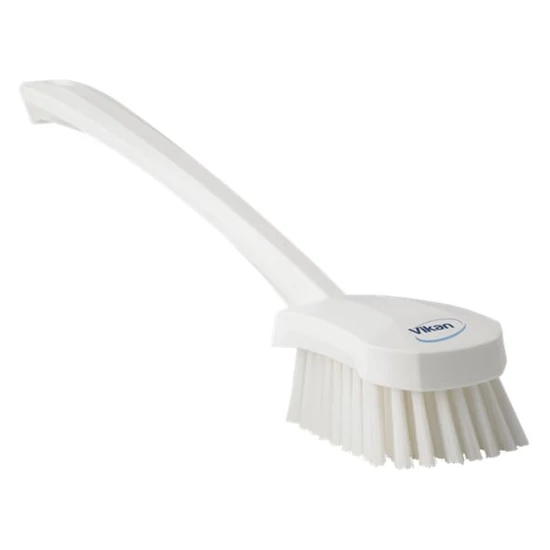 Vikan Nyeles súrolókefe, közepes fehér 415 mm
