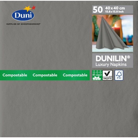 Dunilin szalvéta gránit 40cm 12x50db/karton