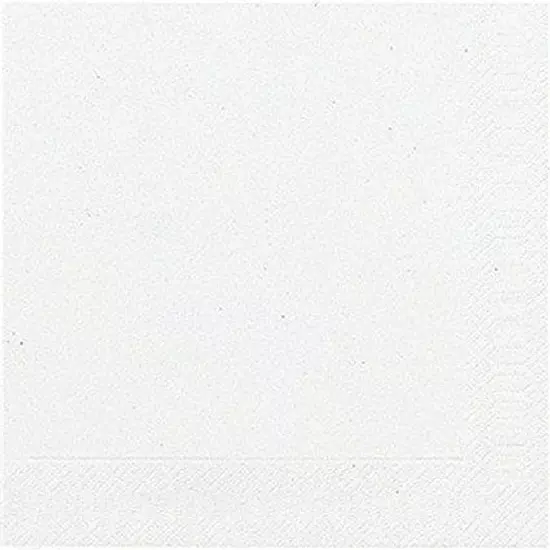 Duni szalvéta fehér 3 rétegű 33x33cm 12x20db/gyűjtő