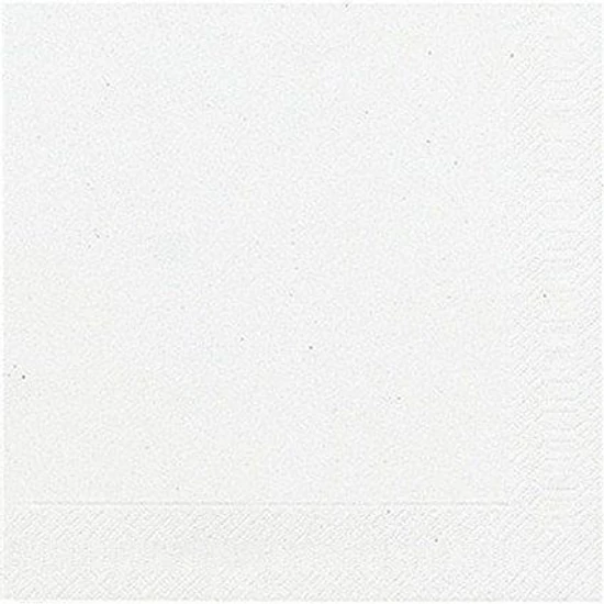 Duni szalvéta fehér 3 rétegű 33x33cm 12x20db/gyűjtő