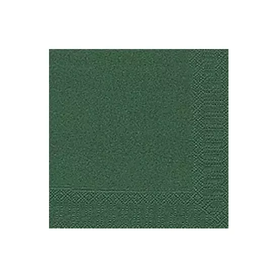 Duni szalvéta Dark green 3 rétegű 33x33cm 12x20db/gyűjtő