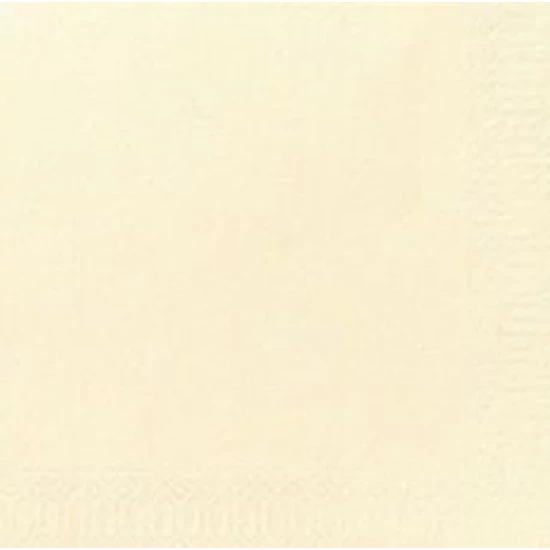 Duni szalvéta krém 3 rétegű 33x33cm 12x20db/gyűjtő