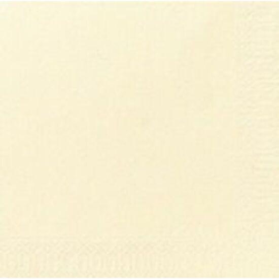 Duni szalvéta krém 3 rétegű 33x33cm 12x20db/gyűjtő