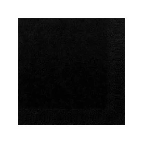 Duni szalvéta fekete 3 rétegű 33x33cm 4x250db/gyűjtő