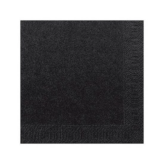 Duni szalvéta fekete 3 rétegű 33x33cm 8x125db/gyűjtő