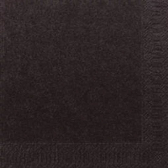 Duni szalvéta fekete 3r. 33cm 12*20db