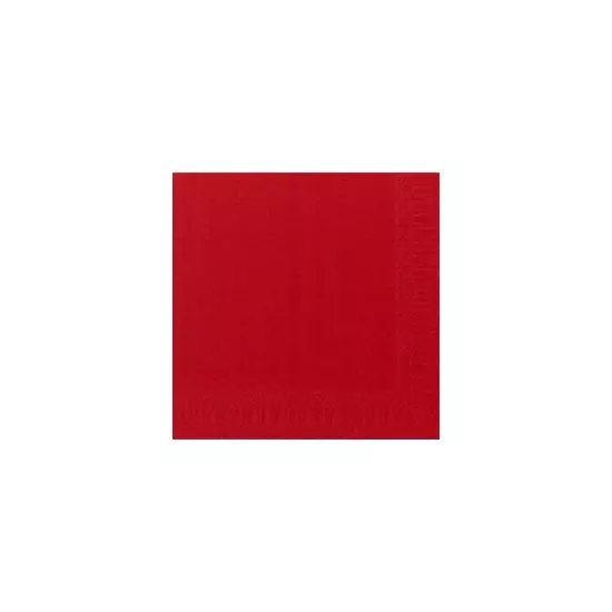Duni szalvéta piros 3  rétegű 33x33cm 4x250db/gyűjtő