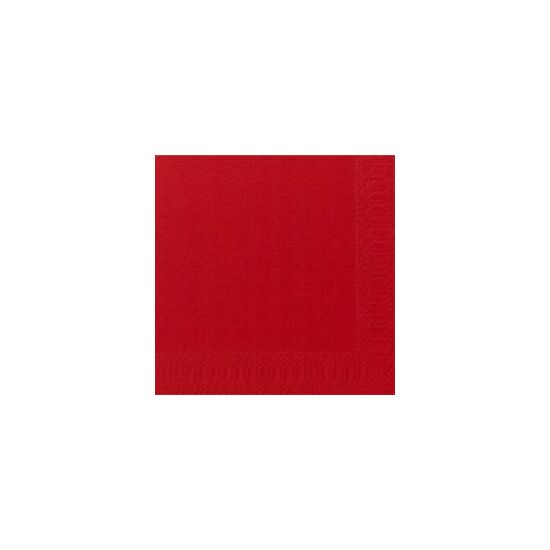 Duni szalvéta piros 3  rétegű 33x33cm 4x250db/gyűjtő