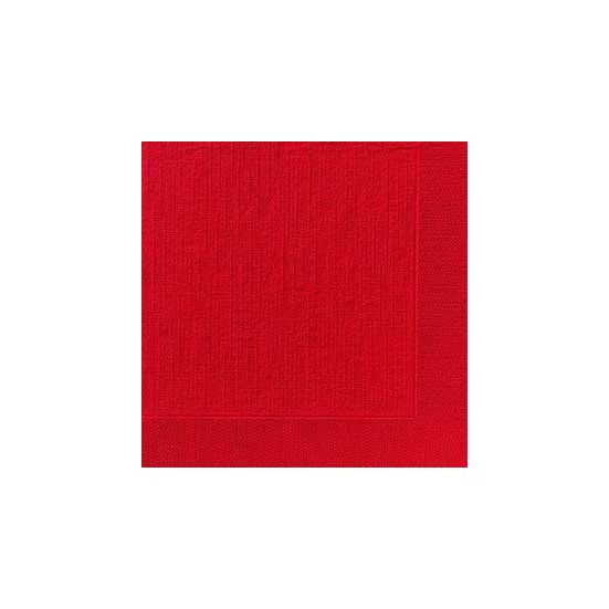 Duni szalvéta piros 4 rétegű 40x40cm 6x50db/gyűjtő