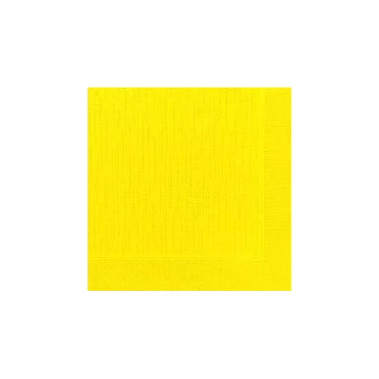 Duni szalvéta sárga 4 rétegű 40x40cm 6x50db/gyűjtő