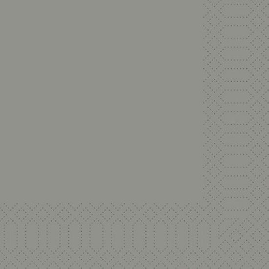 Duni szalvéta Granite grey 3 rétegű 33x33cm 4x250db/gyűjtő