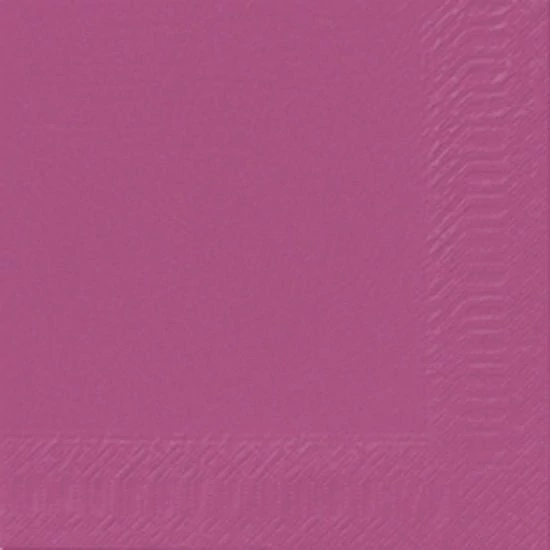 Duni mintás szalvéta fuchsia 3 rétegű 33x33cm 12x20db