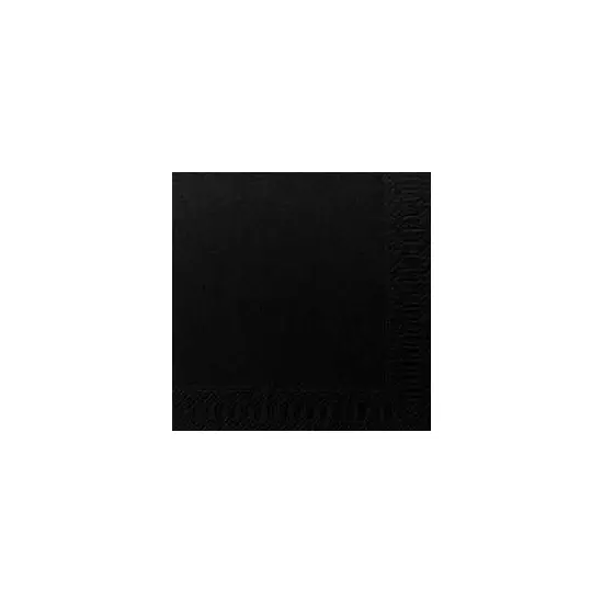 Duni szalvéta fekete 3 rétegű 24x24cm 8x250db/gyűjtő