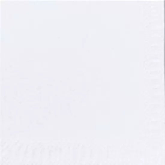 Duni szalvéta fehér 3 rétegű 24x24cm 8x250db/gyűjtő