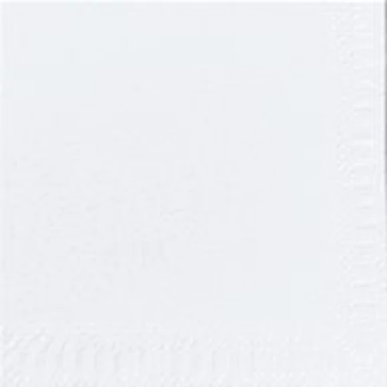 Duni szalvéta fehér 3 rétegű 24x24cm 8x250db/gyűjtő