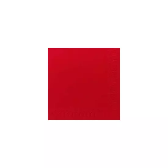 Duni szalvéta piros 3 rétegű 24x24cm 8x250db/gyűjtő