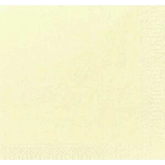 Duni szalvéta krém  3 rétegű 24x24 8x250db/gyűjtő