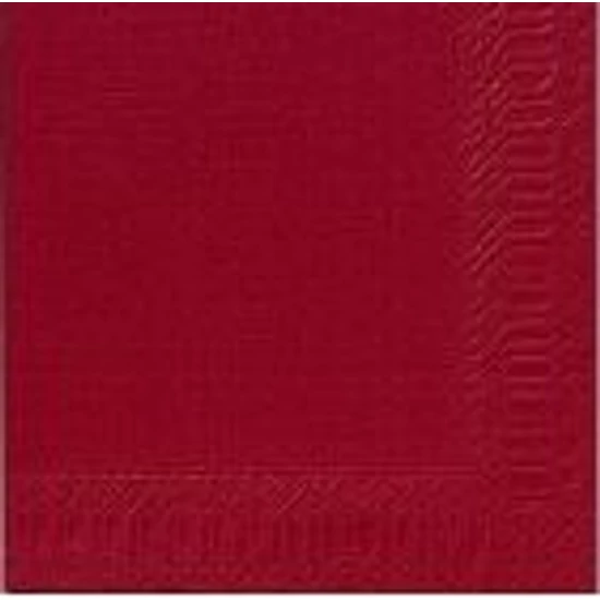 Duni szalvéta bordó 3 rétegű 33x33cm 4x250db/gyűjtő