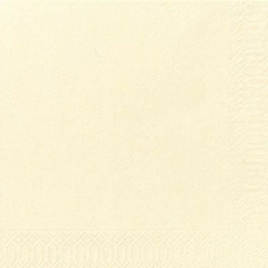 Duni szalvéta krém 3 rétegű 33x33 4x250db/gyűjtő