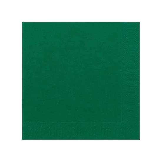 Duni szalvéta Dark green 3 rétegű 33x33 4x250db/gyűjtő
