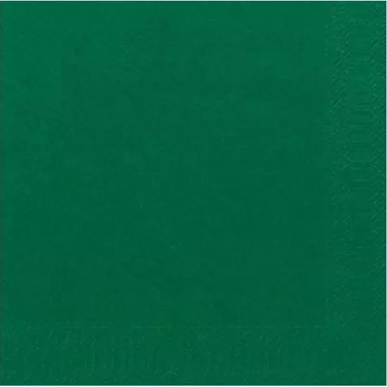 Duni szalvéta Dark green 3 rétegű 40x40 4x250db/gyűjtő