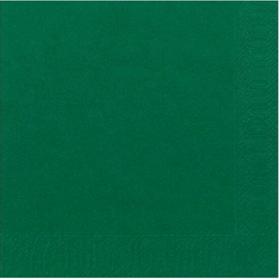 Duni szalvéta Dark green 3 rétegű 40x40 4x250db/gyűjtő