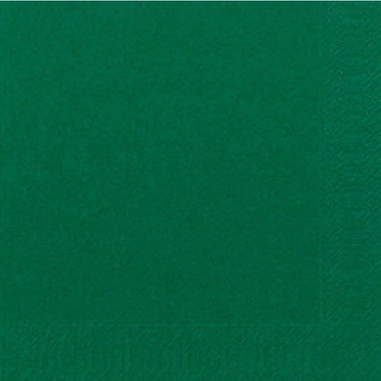 Duni szalvéta Dark green 3 rétegű 33x33cm 8x125db/gyűjtő