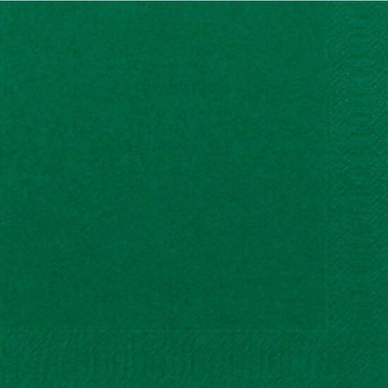 Duni szalvéta Dark green 3 rétegű 33x33cm 8x125db/gyűjtő