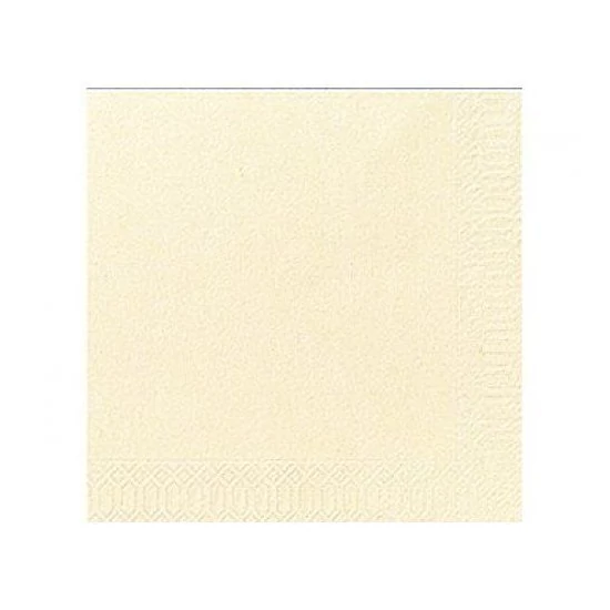 Duni szalvéta krém 3 rétegű 33x33cm 8x125db/gyűjtő